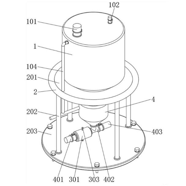 Yinchi geséchert Patent fir innovativ Fluidiséiert Silo Conveyor Pompel mat Fluidiséierungsapparat