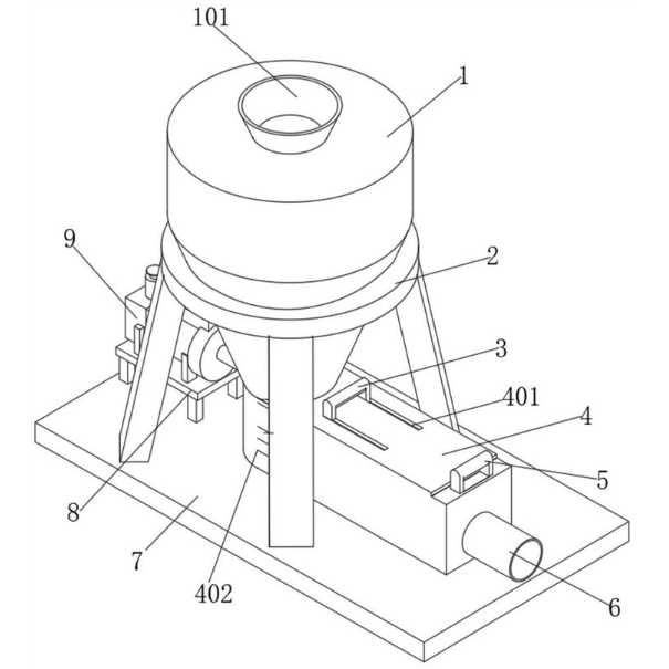 Yinchi séchert Patent fir innovativ quantitativ Silo Conveyor Pompel