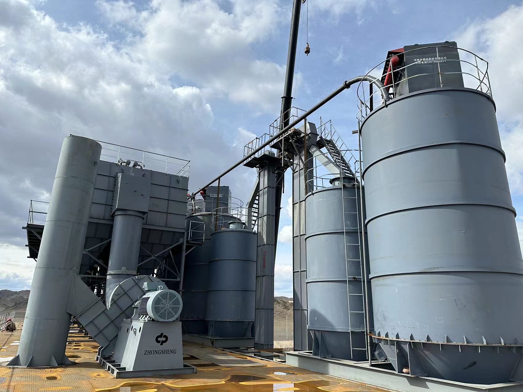 Shandong pneumatics vermëttelt System erfollegräich a grousse asiatesche chemesche Planz installéiert